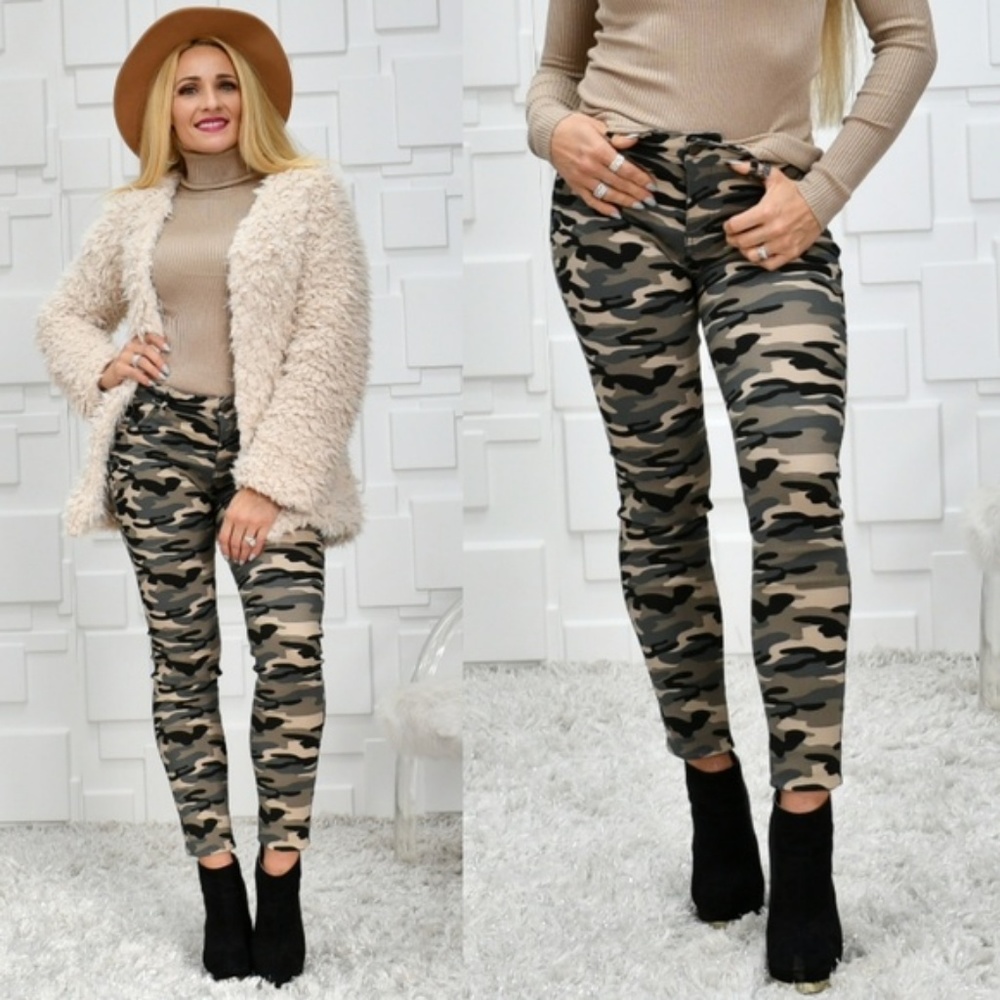 PANTS CAMOUFLAGE Camo Skinny Pants - Picture 3 of 3